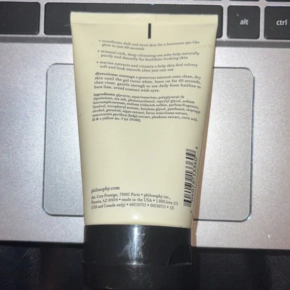 Purity Made Simple Deep-Clean Mask by Philosophy for Unisex - 4 oz Mask - Picture 2 of 3